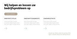 Drie Professionele Stappen - Eenvoudig Websitesjabloon