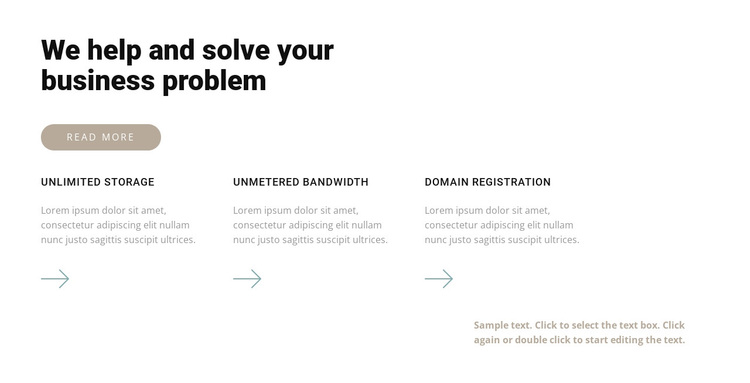 Three professional steps Template