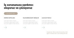 Üç Profesyonel Adım - Web Sitesi Tasarımı Ilhamı