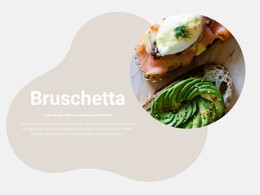 Bruschet Parfait - HTML Template Builder