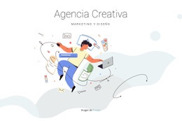 Plantilla Web Adaptable Para Creamos Nuevos