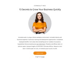 13 Secrets To Grow Business Responsive CSS Template