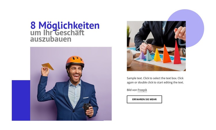 8 Wege, um Ihr Geschäft auszubauen Website-Modell