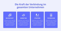 4 Beratungsleistungen - Professionelle Landingpage