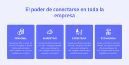 4 Servicios De Consultoría Plantilla Html5