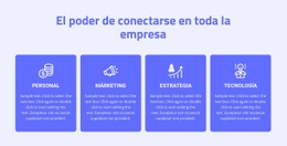 4 Servicios De Consultoría - Plantilla HTML