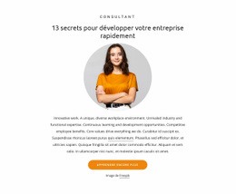 13 Secrets Pour Développer Son Activité - Créateur De Site Web Par Glisser-Déposer