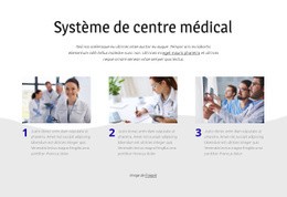 Système De Centre Médical - Online HTML Generator