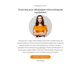 13 Secrets Pour Développer Son Activité - Page De Destination Du Commerce Électronique