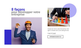 8 Façons De Développer Votre Entreprise - Thème WordPress Moderne