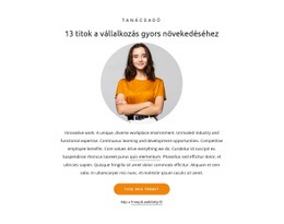 13 Az Üzleti Növekedés Titkai - HTML Oldalsablon