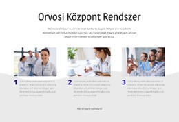 Orvosi Központ Rendszer – Személyre Szabható Professzionális Tervezés