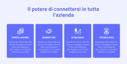 4 Servizi Di Consulenza Modello Di Layout CSS