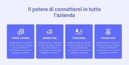 4 Servizi Di Consulenza - Modello HTML