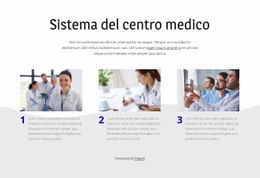 Sistema Del Centro Medico Un Modello Di Pagina
