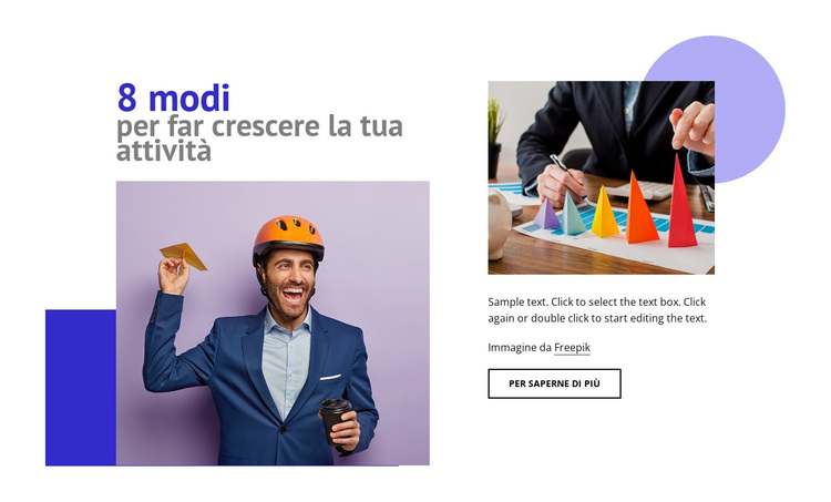 8 modi per far crescere il tuo business Tema WordPress