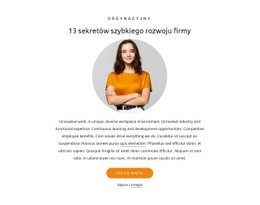 13 Sekretów Rozwoju Biznesu - Szablon Osobisty