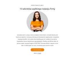 Ekskluzywny Szablon HTML5 Dla 13 Sekretów Rozwoju Biznesu