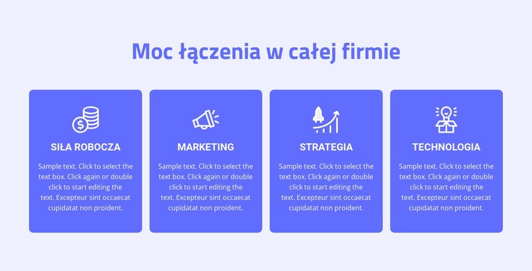 4 usługi doradcze Szablon HTML5