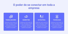 4 Serviços De Consultoria Modelo De Layout CSS