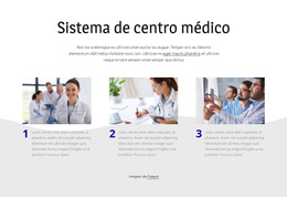 Sistema De Centro Médico - Modelo De Site Simples