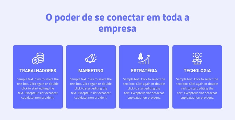 4 serviços de consultoria Landing Page