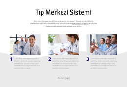 Tıp Merkezi Sistemi - Duyarlı WordPress Teması