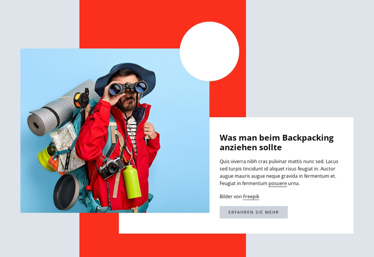 Wanderkleidung WordPress-Theme