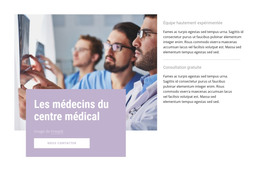 Site HTML Pour Nos Médecins