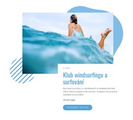 Zdarma CSS Pro Klub Windsurfingu A Surfování