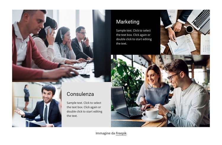 Consulenza per te Modelli di Website Builder