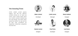 Leadership Team - WordPress Theme Inspiration