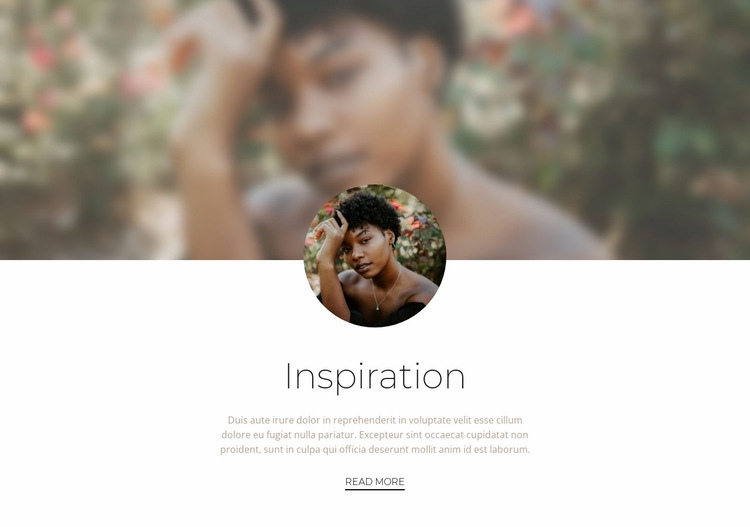 Inspiration for success Web Page Design