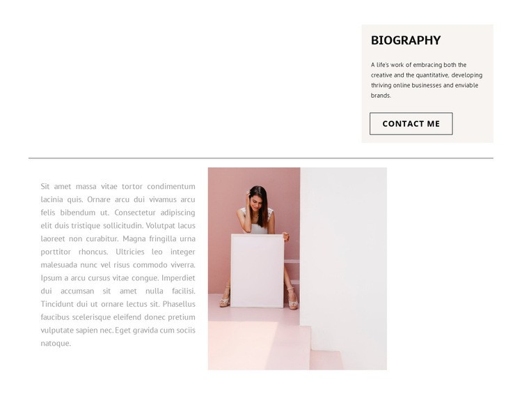 Your stylist Wix Template Alternative