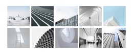 Galería De Imágenes De Arquitectura: Plantilla De Página HTML