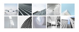 Galería De Imágenes De Arquitectura Plantilla Responsiva Html5