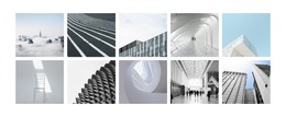 Galerie D'Images D'Architecture - Modèle De Page HTML