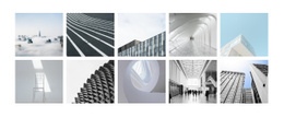 Architecture image gallery - Html Code Example by Nicepage
