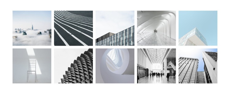 Galeria zdjęć architektury Szablony do tworzenia witryn internetowych