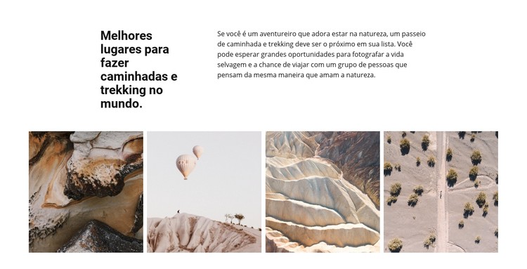 Galeria de viagens Template CSS