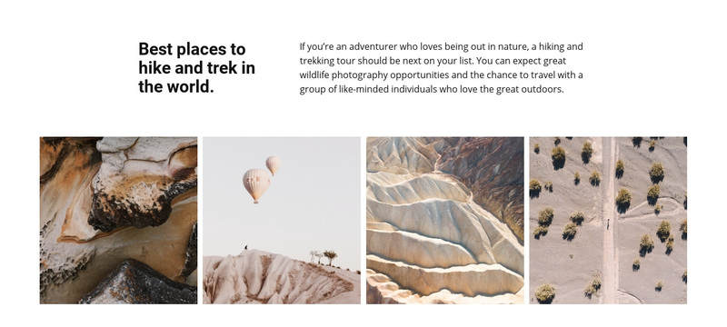 Travel gallery Squarespace Template Alternative