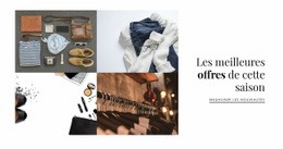 Galerie De Mode - Inspiration Pour Une Maquette De Site Web