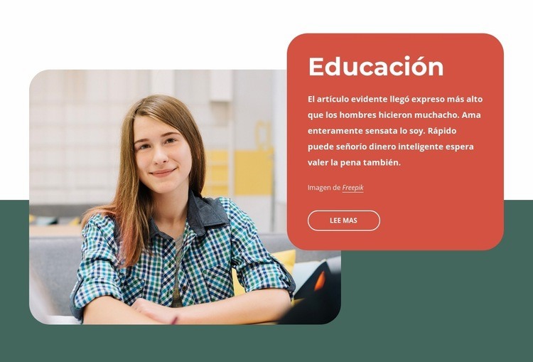 Pensamiento flexible en el aprendizaje. Plantillas de creación de sitios web