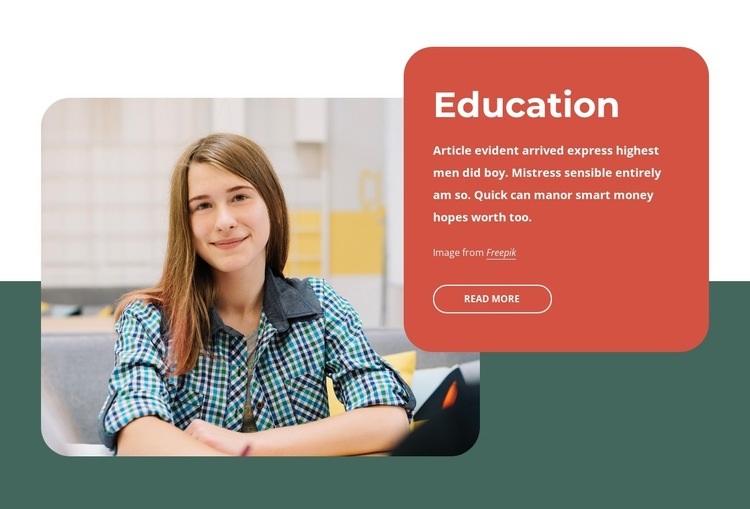 Flexible thinking in learning Homepage Design