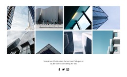 Business Architecture Style Landing Page