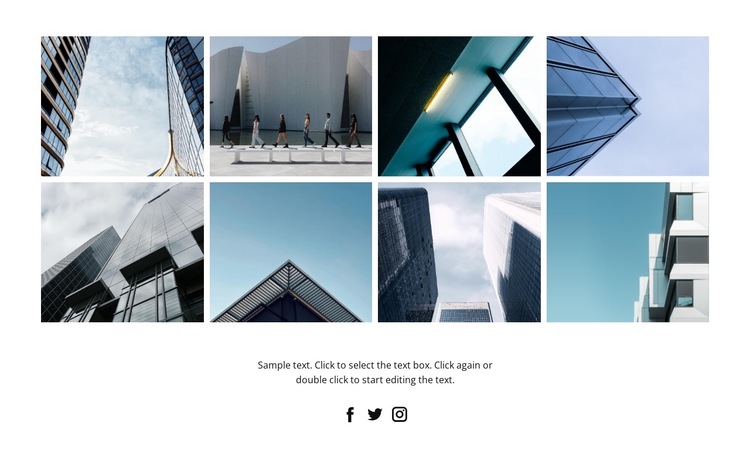 Business architecture style HTML5 Template