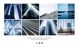 Üzleti Építészeti Stílus - Egyszerű Webhelysablon