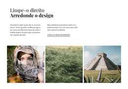 Inspiração De Site Para Estilo De Design Limpo