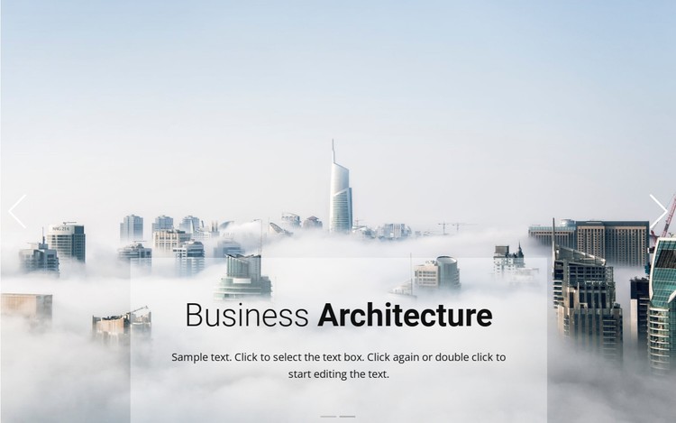 Business above the clouds Static Site Generator