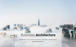 Business Above The Clouds - Landing Page